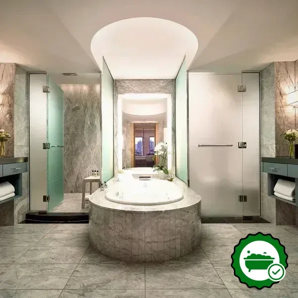 In-room jacuzzi at Mandarin Oriental, Boston in Boston