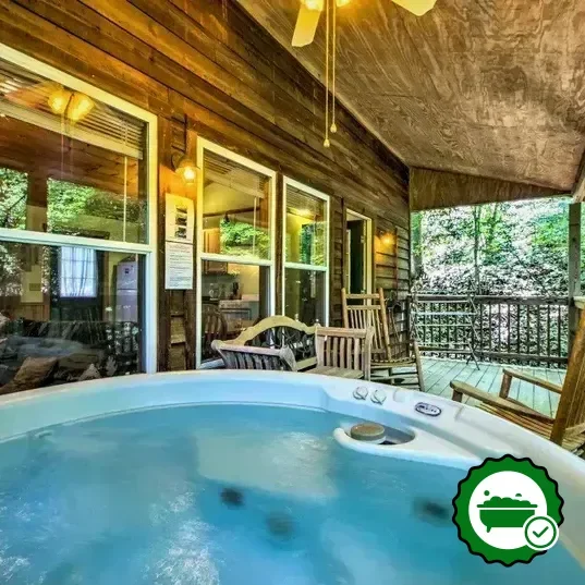 Hotels with jacuzzi in room in Bryson City