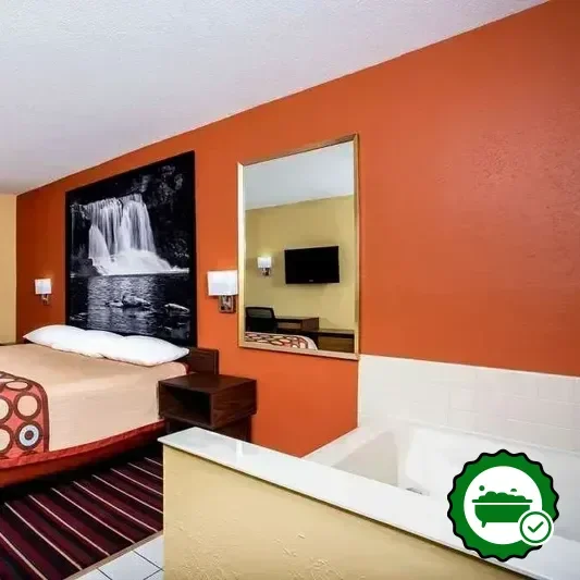 Hotels with jacuzzi in room in Crawfordsville