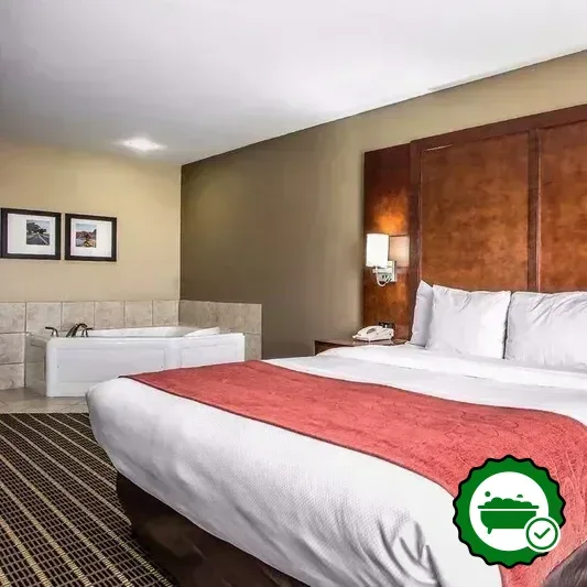 Hotels with jacuzzi in room in Delavan