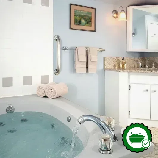 Hotels with jacuzzi in room in Louisa