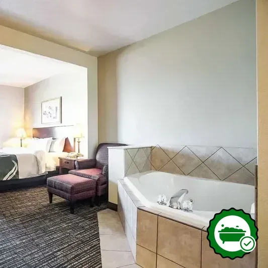 Hotels with jacuzzi in room in Parsons