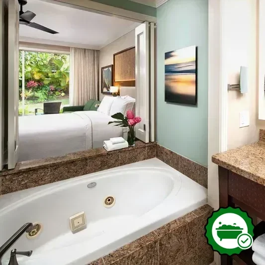 Hotels with jacuzzi in room in Princeville