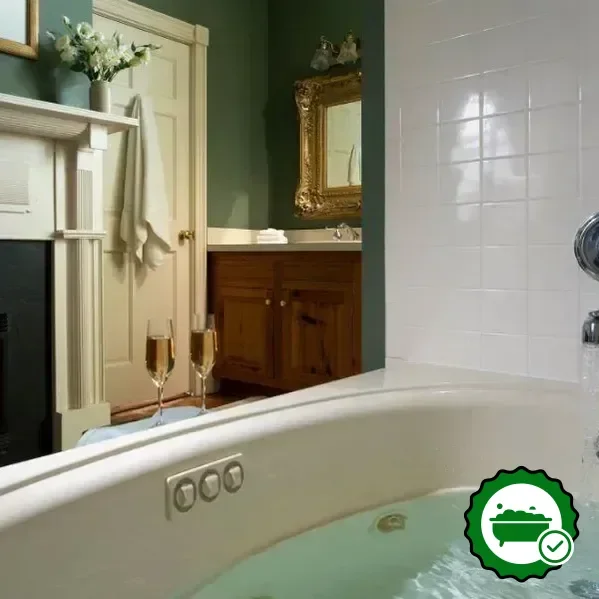 In-room jacuzzi at The Inn at Vaucluse Spring in Stephens City